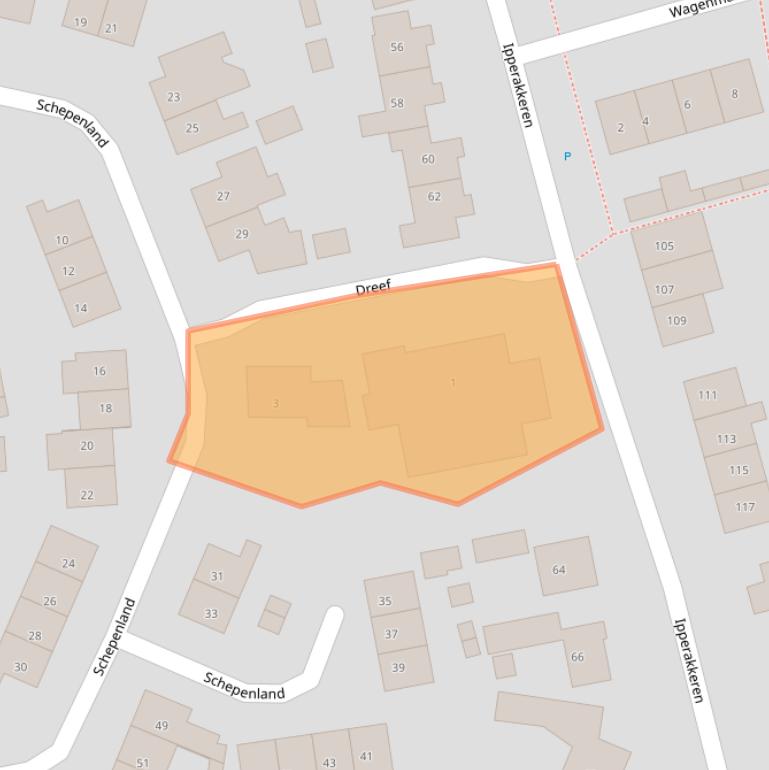 Kaart van postcodegebied 5331RX.