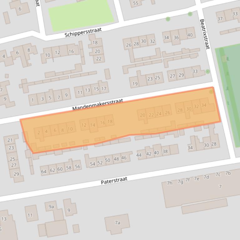 Kaart van postcodegebied 5331VM.