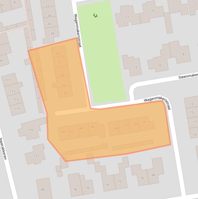 Kaart van postcodegebied 5331VN.