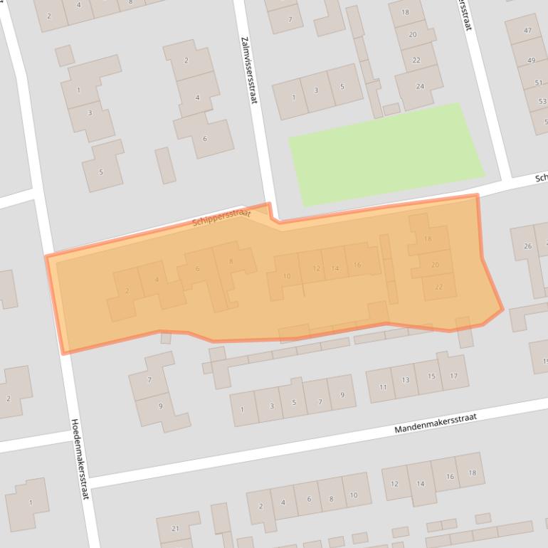 Kaart van postcodegebied 5331VX.