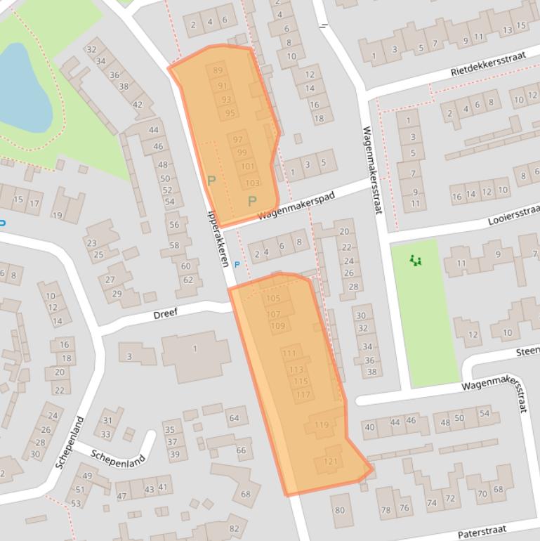 Kaart van postcodegebied 5331XN.