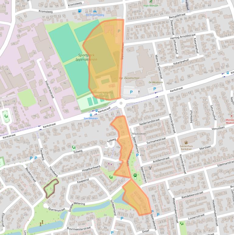 Kaart van postcodegebied 5331XR.