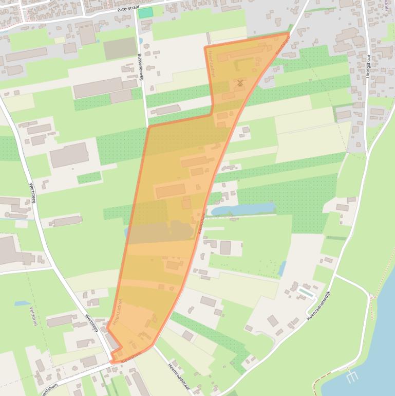 Kaart van postcodegebied 5333GE.