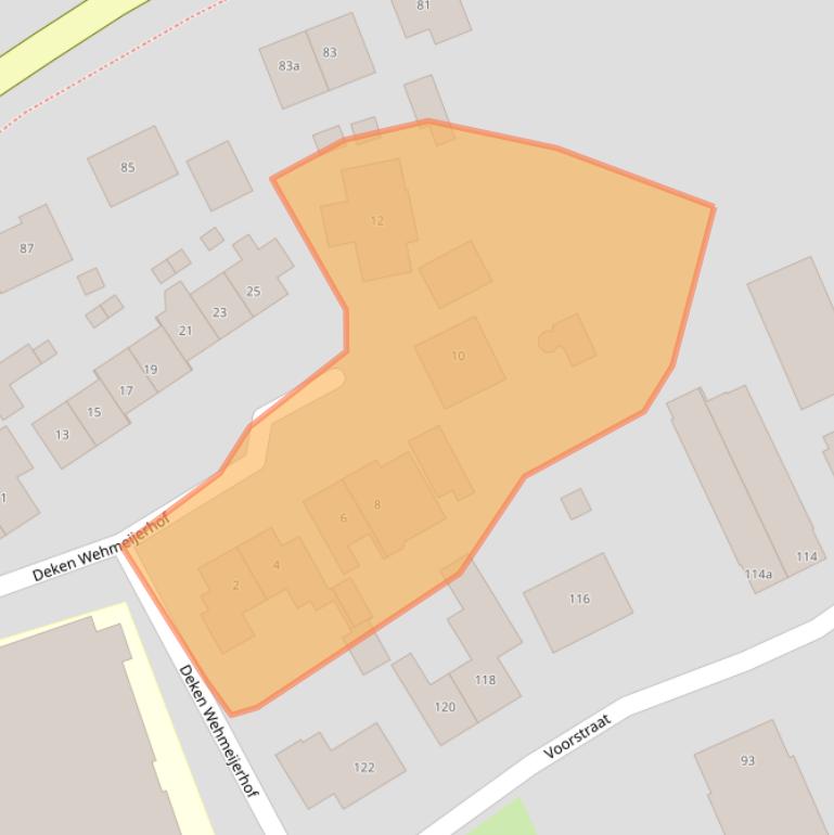 Kaart van postcodegebied 5334KE.