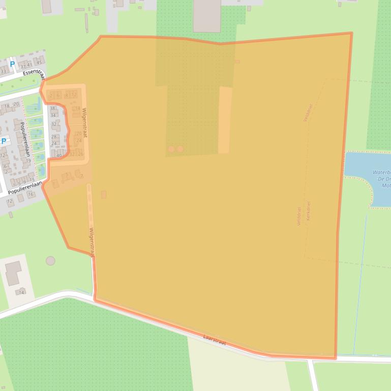 Kaart van postcodegebied 5334KN.