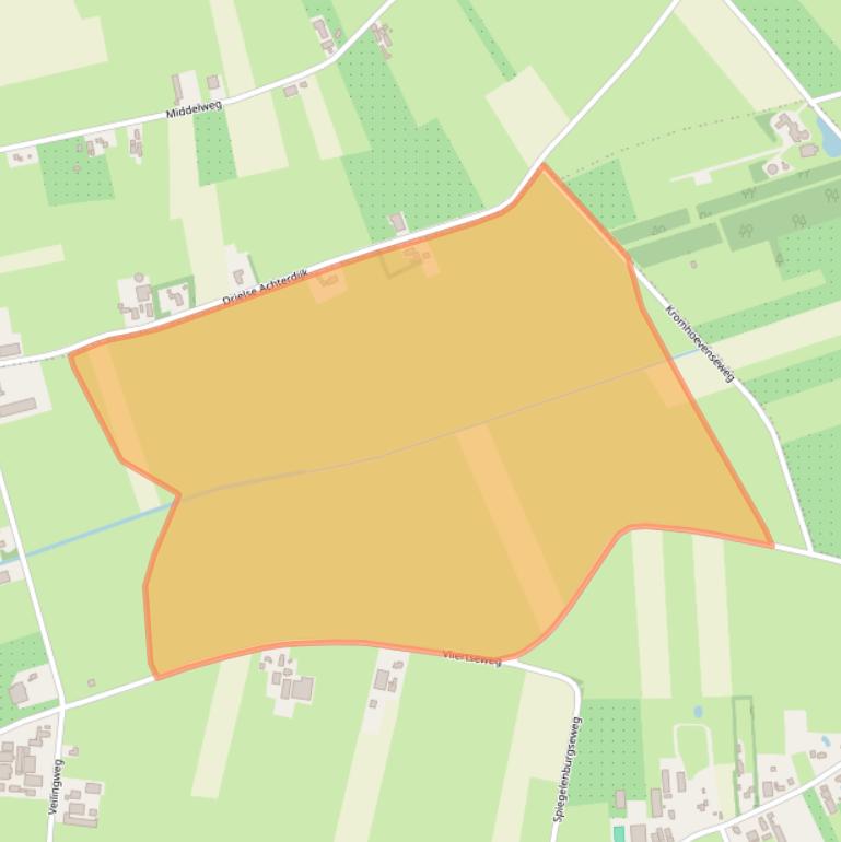 Kaart van postcodegebied 5334LA.