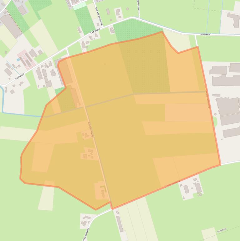 Kaart van postcodegebied 5334NX.