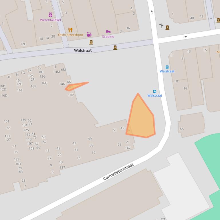 Kaart van postcodegebied 5341EH.