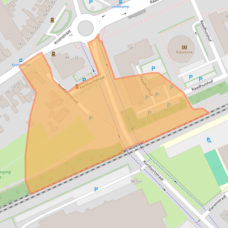 Kaart van postcodegebied 5341GP.