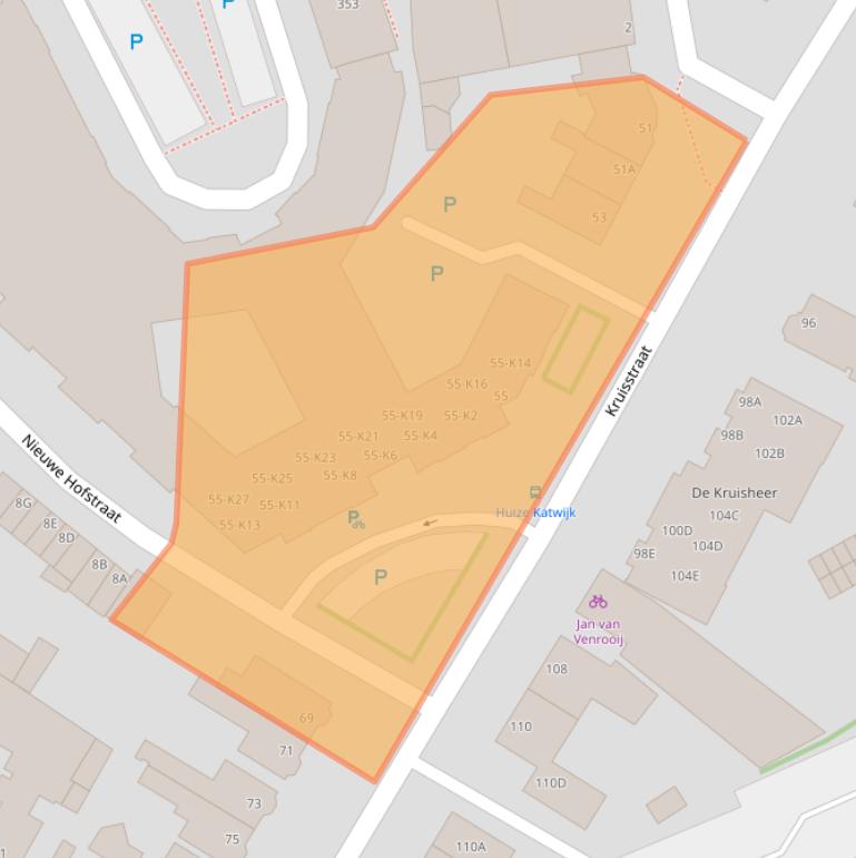 Kaart van postcodegebied 5341HB.