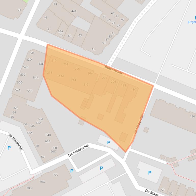 Kaart van postcodegebied 5341KR.