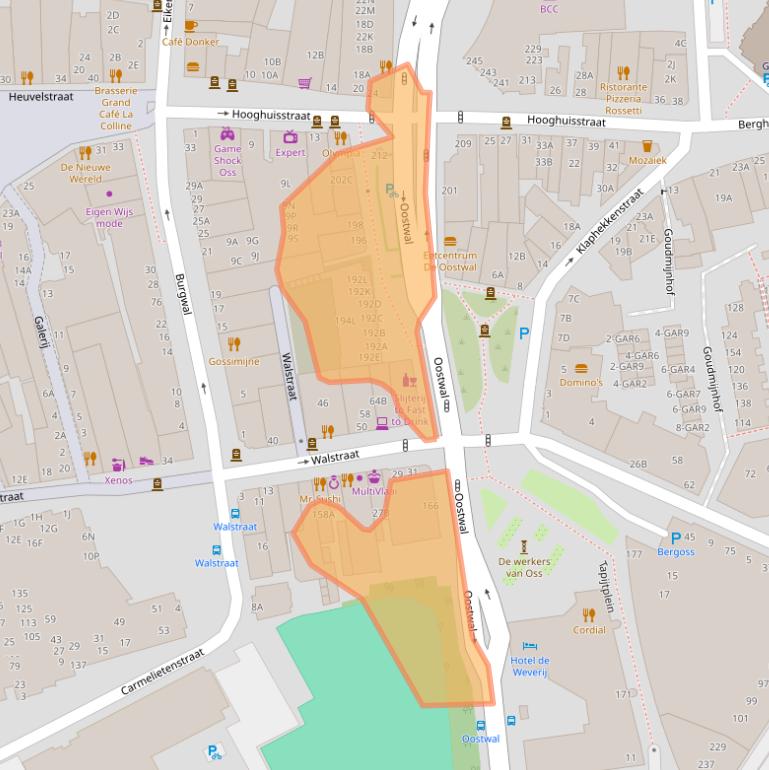 Kaart van postcodegebied 5341KS.