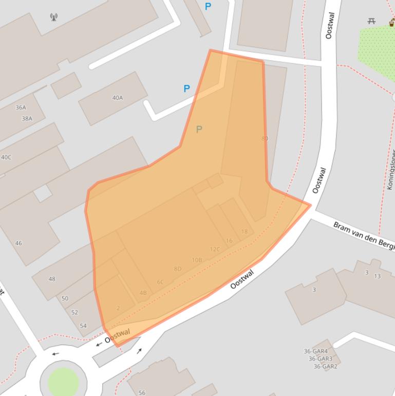 Kaart van postcodegebied 5341KX.