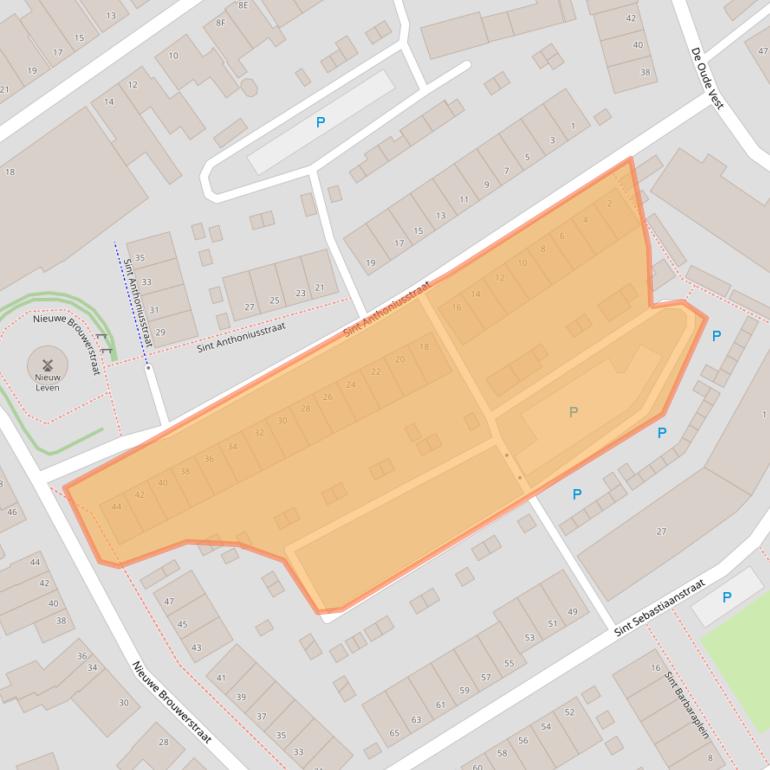 Kaart van postcodegebied 5341LD.