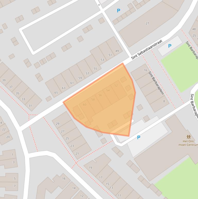 Kaart van postcodegebied 5341LJ.