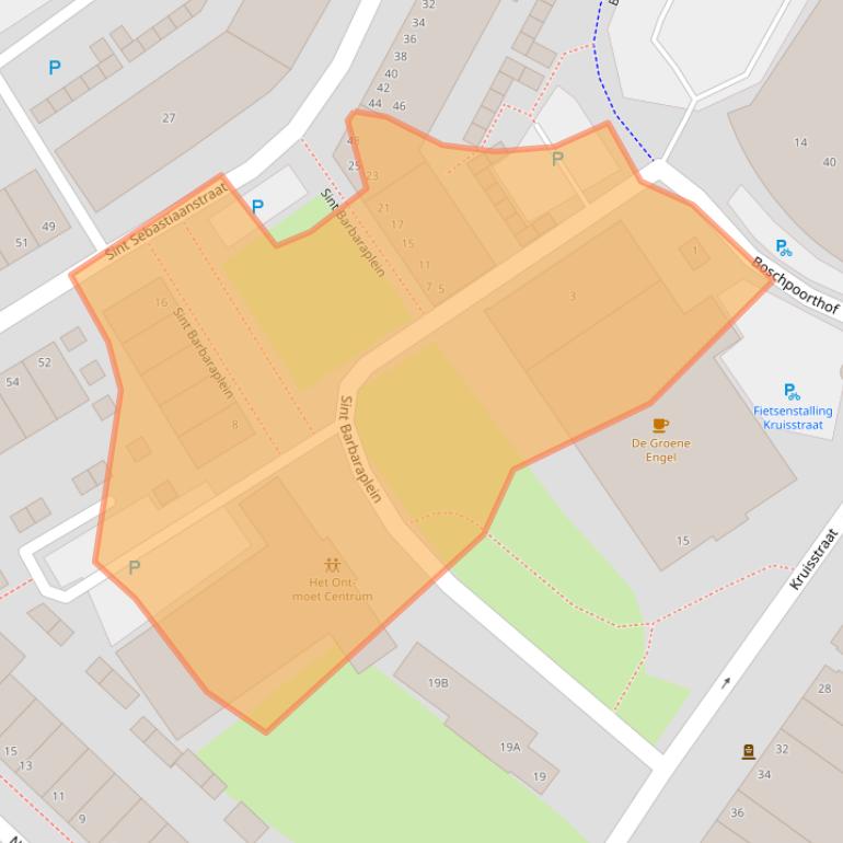 Kaart van postcodegebied 5341LK.