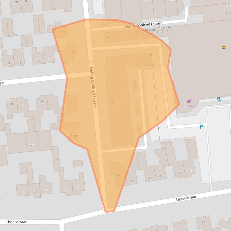 Kaart van postcodegebied 5341PG.