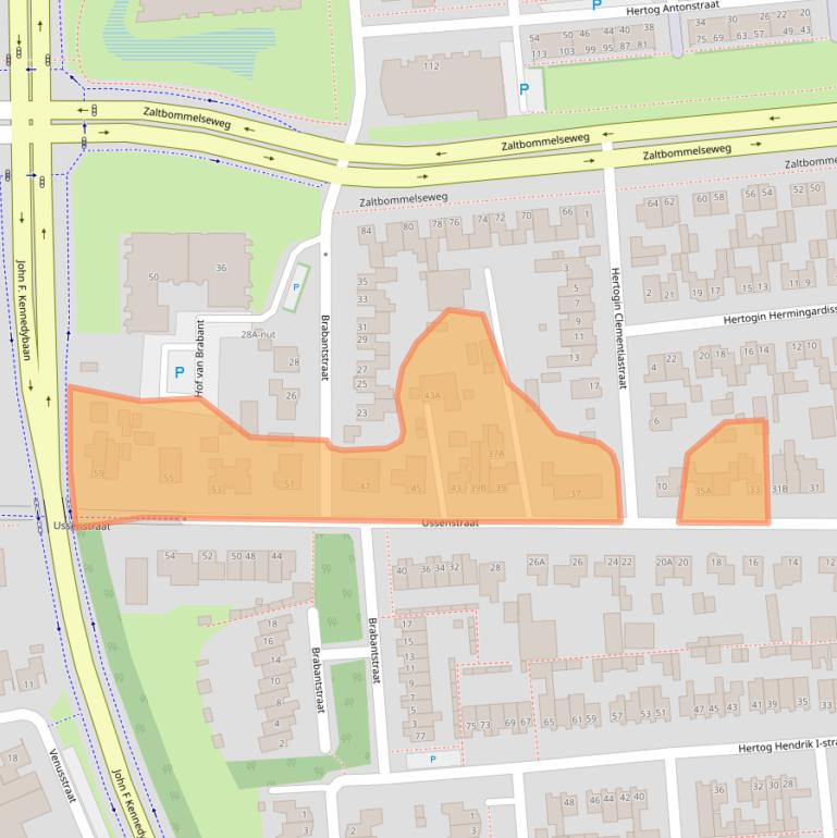 Kaart van postcodegebied 5341PL.