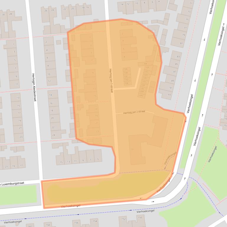 Kaart van postcodegebied 5341RD.