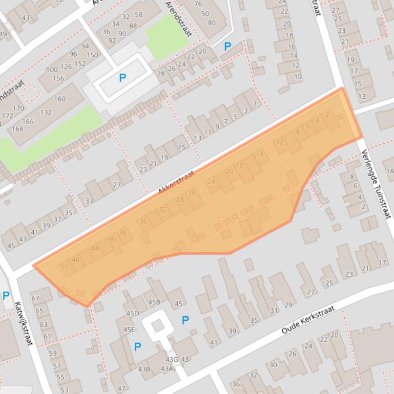 Kaart van postcodegebied 5341RV.