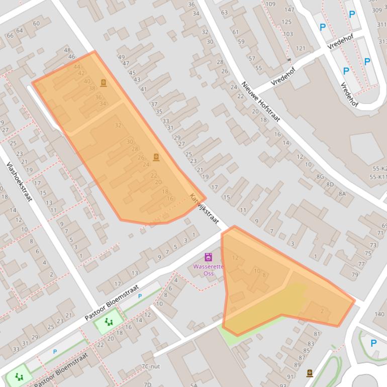 Kaart van postcodegebied 5341TC.