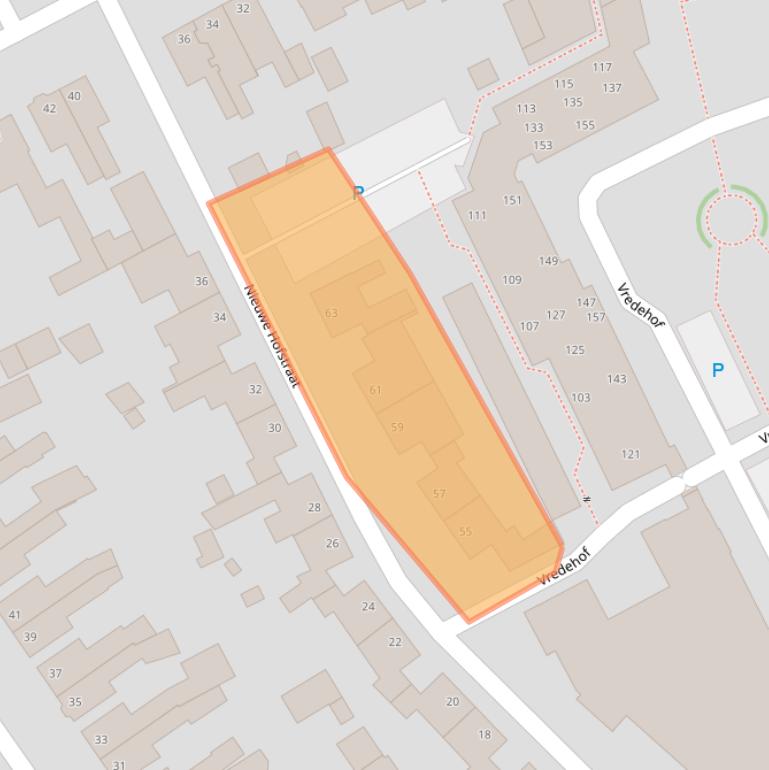 Kaart van postcodegebied 5341TP.