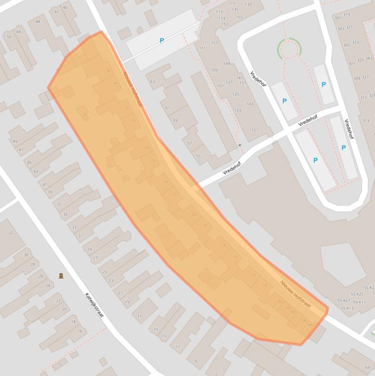 Kaart van postcodegebied 5341TR.