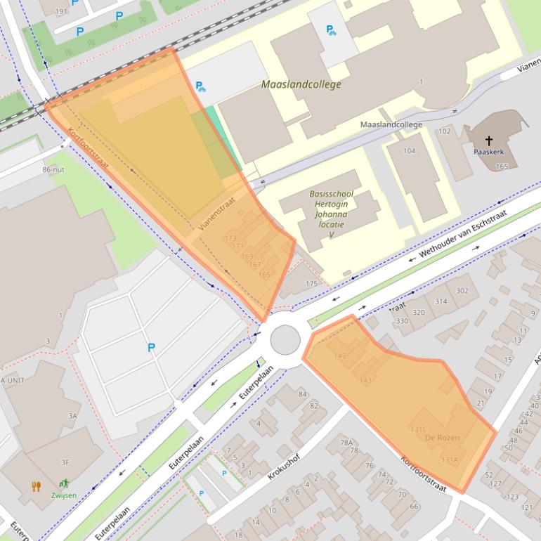 Kaart van postcodegebied 5342AD.