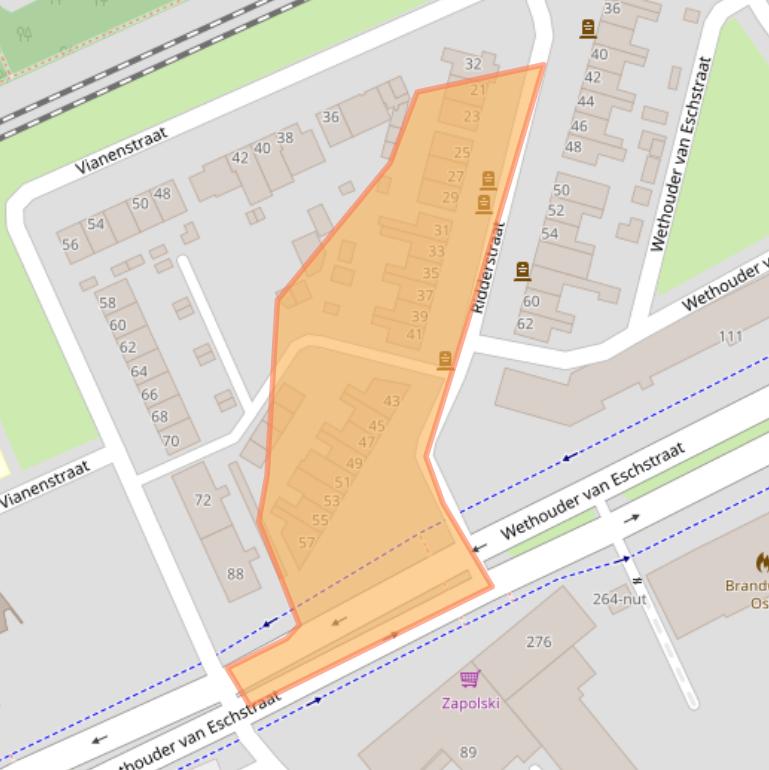 Kaart van postcodegebied 5342AK.