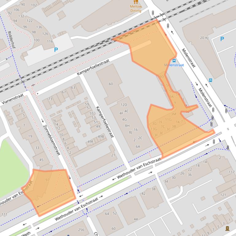 Kaart van postcodegebied 5342AS.