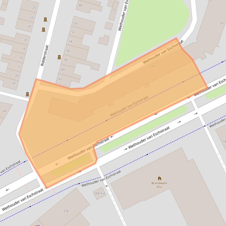 Kaart van postcodegebied 5342AZ.