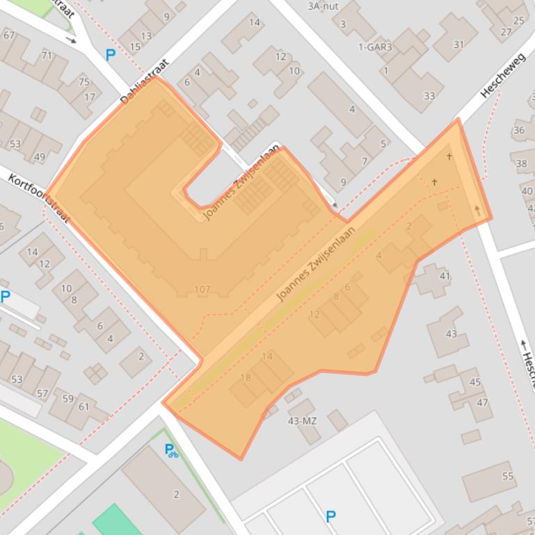 Kaart van postcodegebied 5342BS.