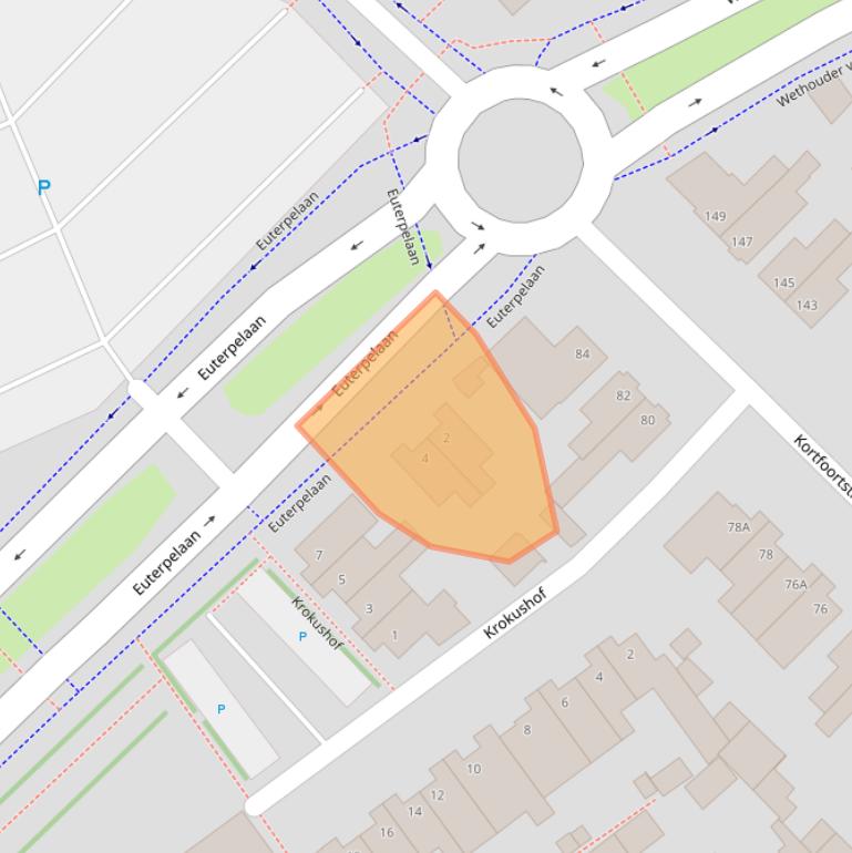 Kaart van postcodegebied 5342BZ.