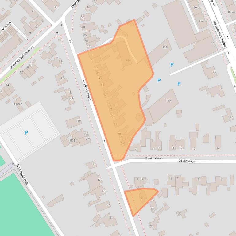 Kaart van postcodegebied 5342CK.