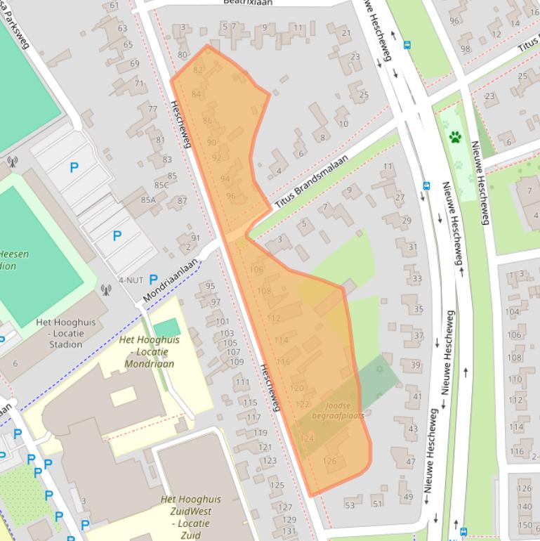 Kaart van postcodegebied 5342CL.