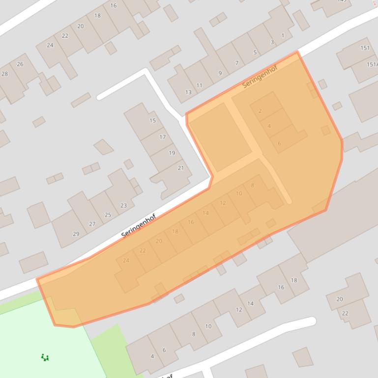 Kaart van postcodegebied 5342CR.