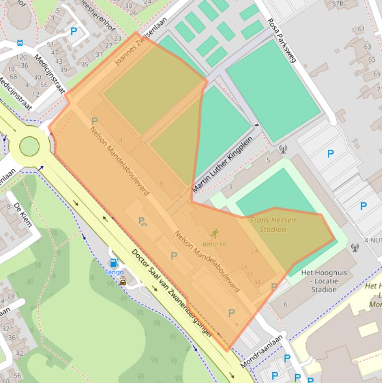 Kaart van postcodegebied 5342CZ.