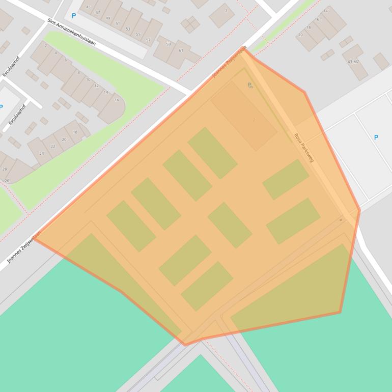 Kaart van postcodegebied 5342DX.