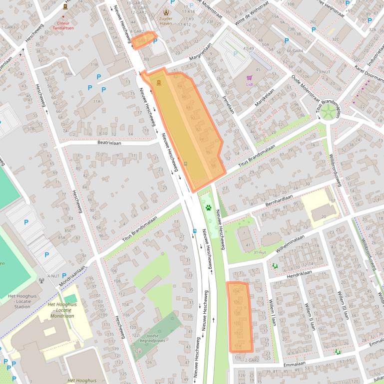 Kaart van postcodegebied 5342EE.