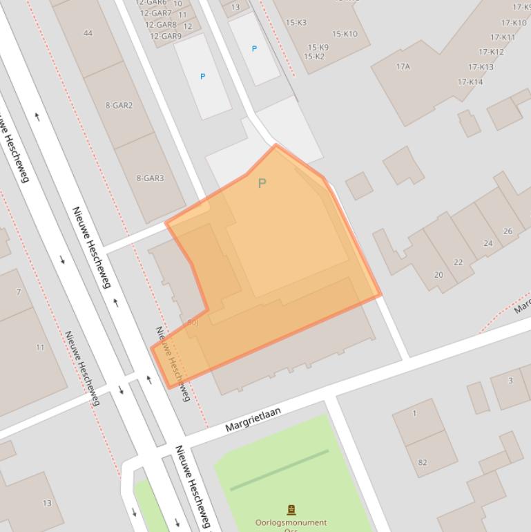 Kaart van postcodegebied 5342EX.