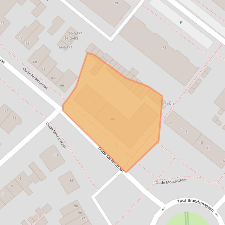 Kaart van postcodegebied 5342GE.