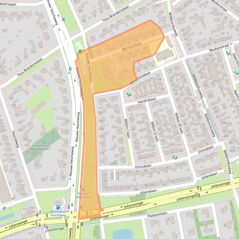 Kaart van postcodegebied 5342GG.