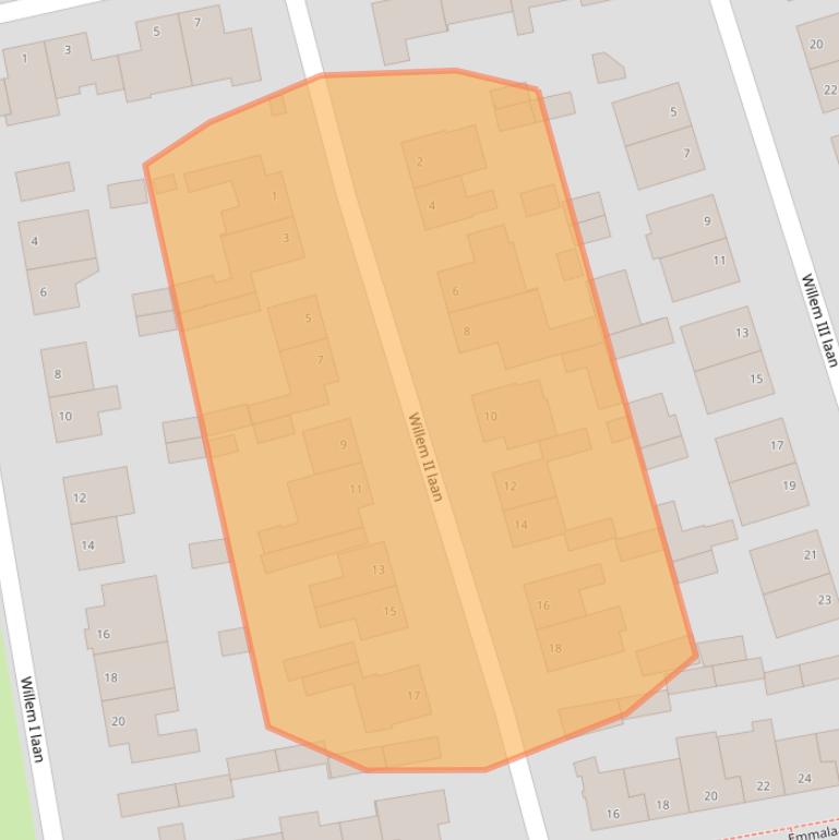 Kaart van postcodegebied 5342GK.