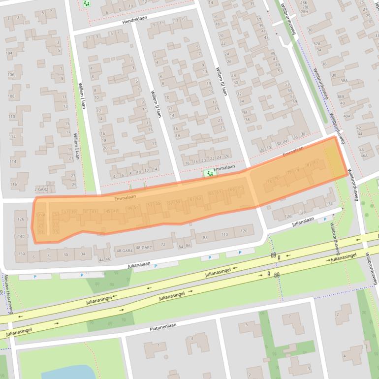Kaart van postcodegebied 5342GP.