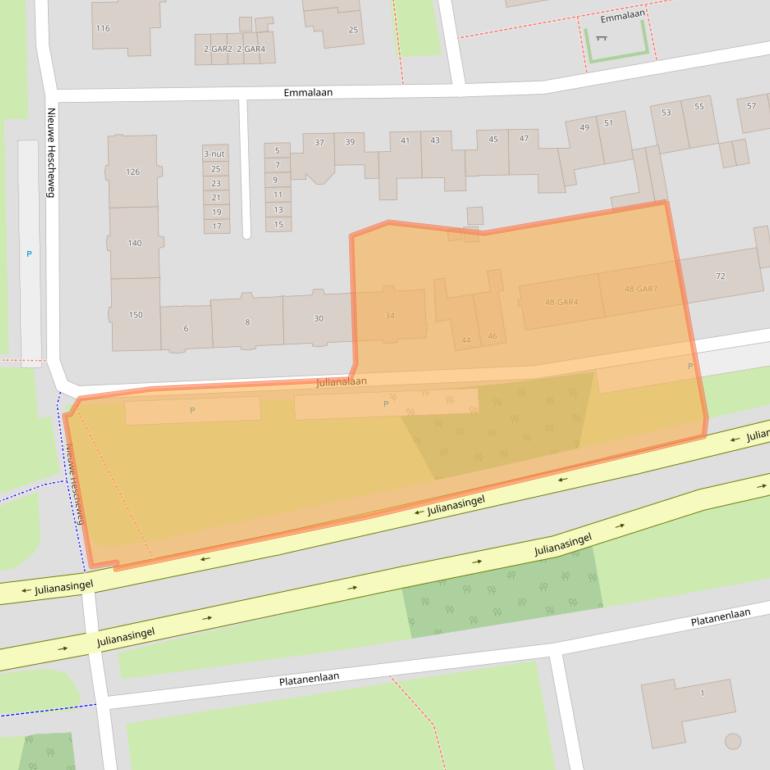 Kaart van postcodegebied 5342GT.