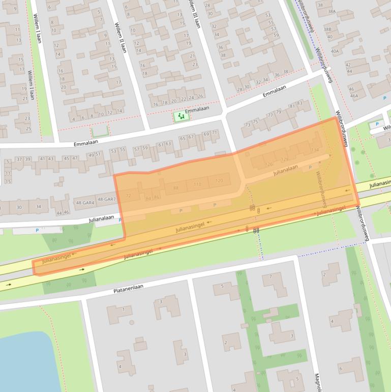 Kaart van postcodegebied 5342GV.
