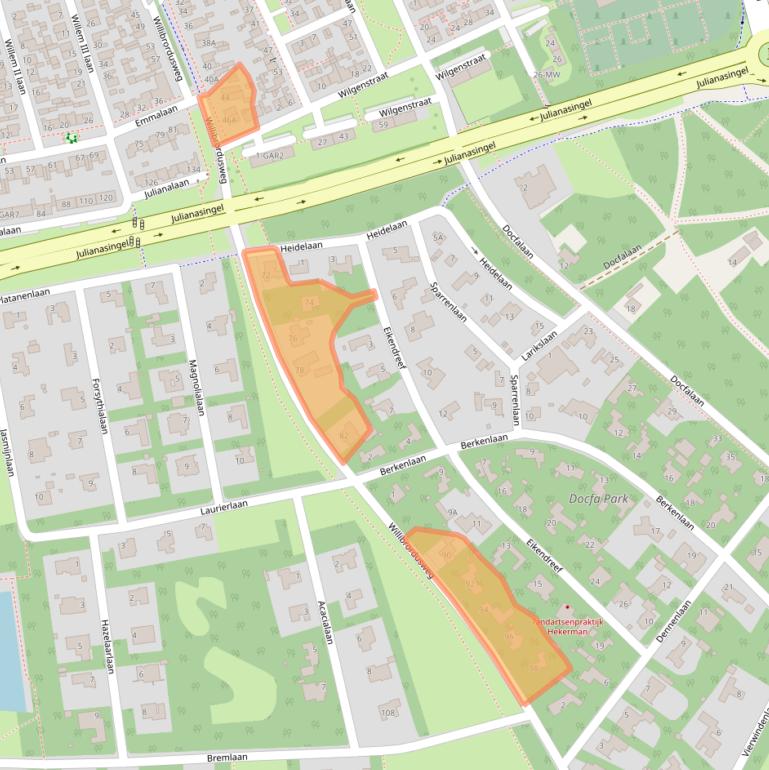 Kaart van postcodegebied 5342HD.