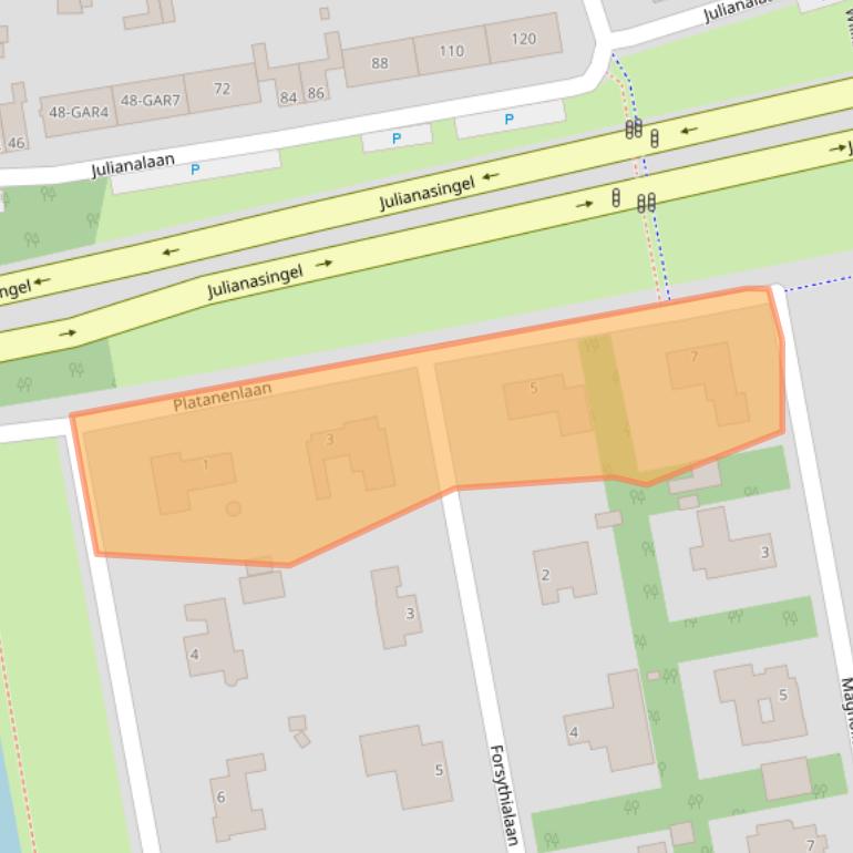 Kaart van postcodegebied 5342HE.