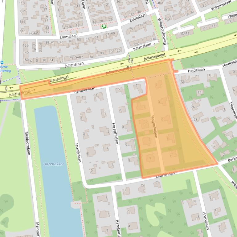 Kaart van postcodegebied 5342HG.