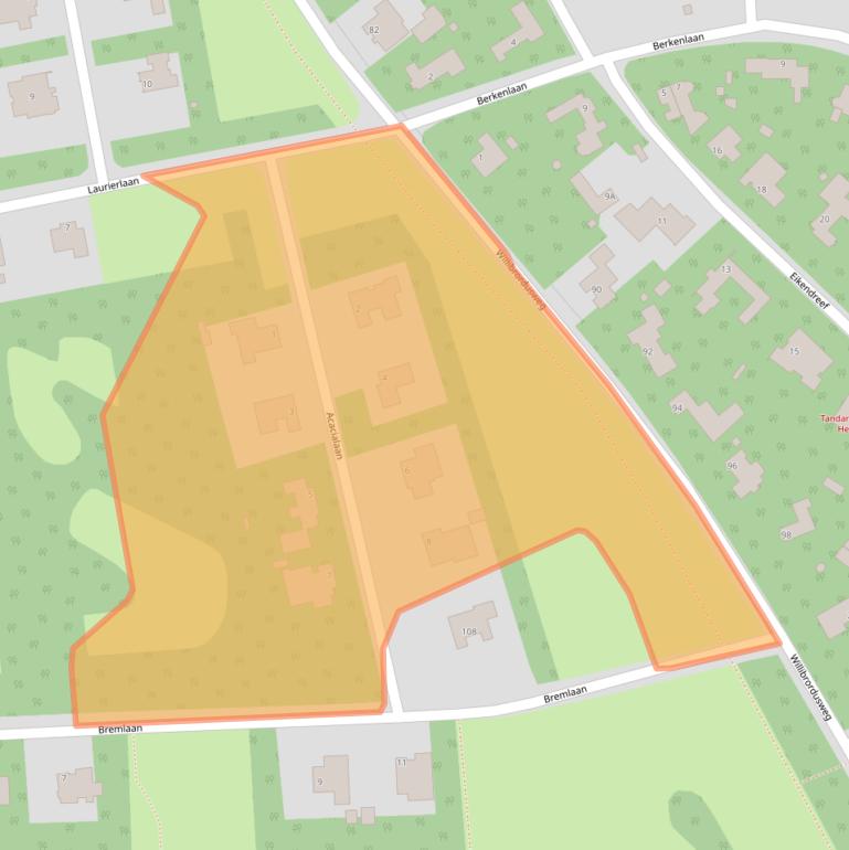 Kaart van postcodegebied 5342HK.